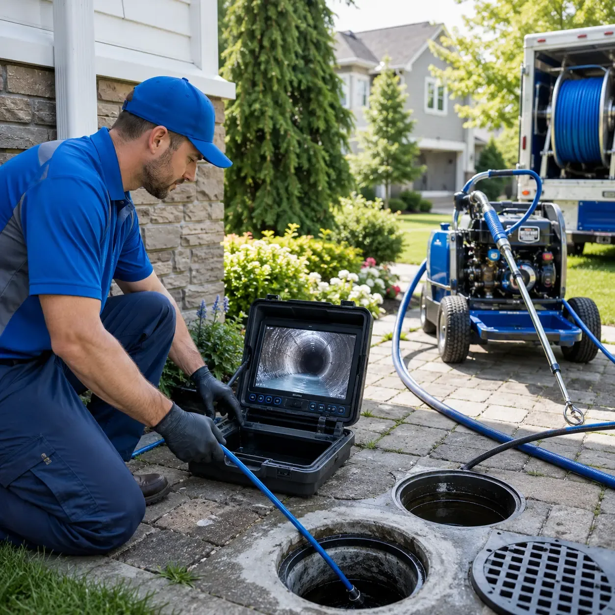 Outdoor drain cleaning professionals serving Topeka, IN